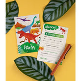 Uitnodigingskaarten Dinosaurus 6st